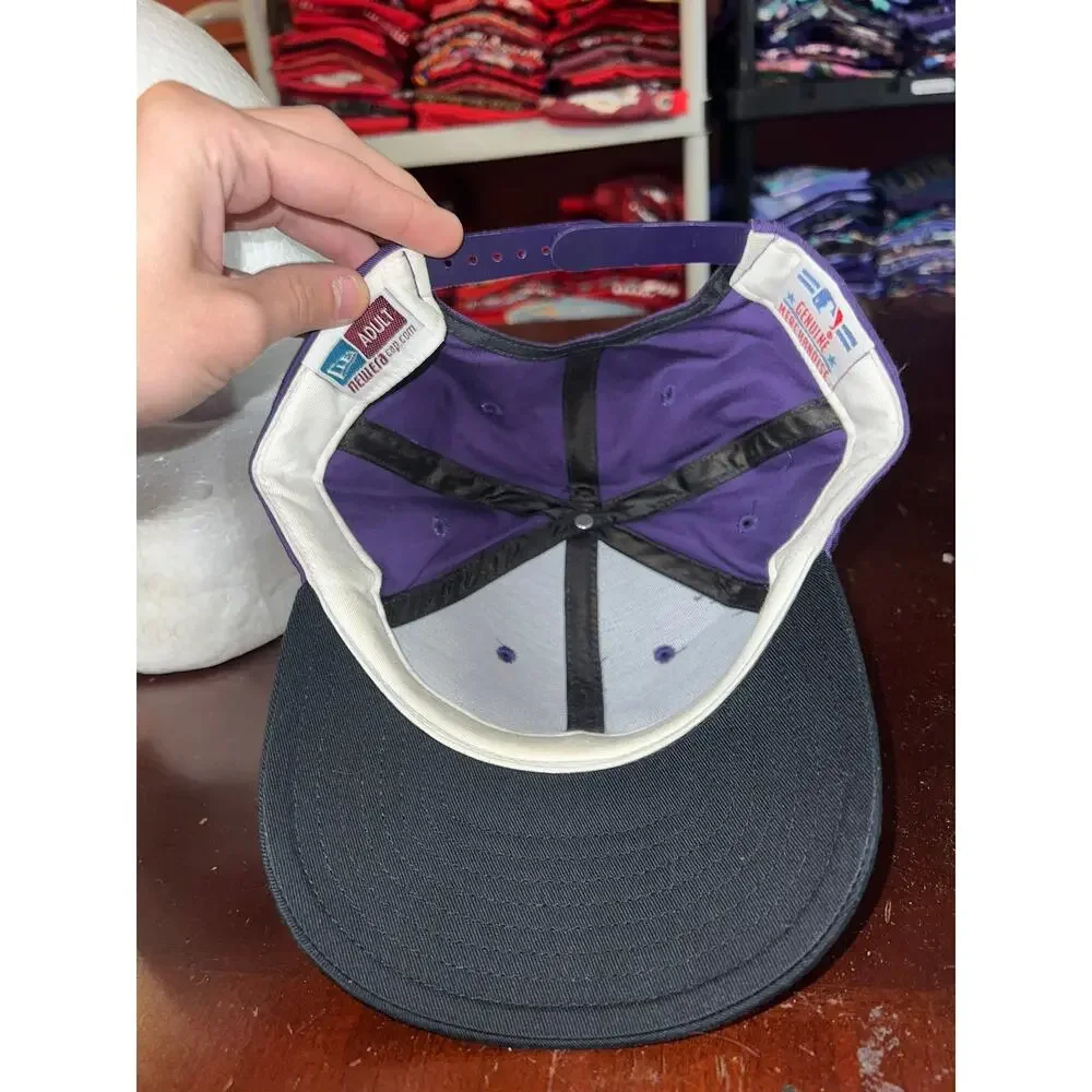 Colorado Rockies New Era Hat Genuine MLB Purple Logo Baseball Cap Snapback VTG
